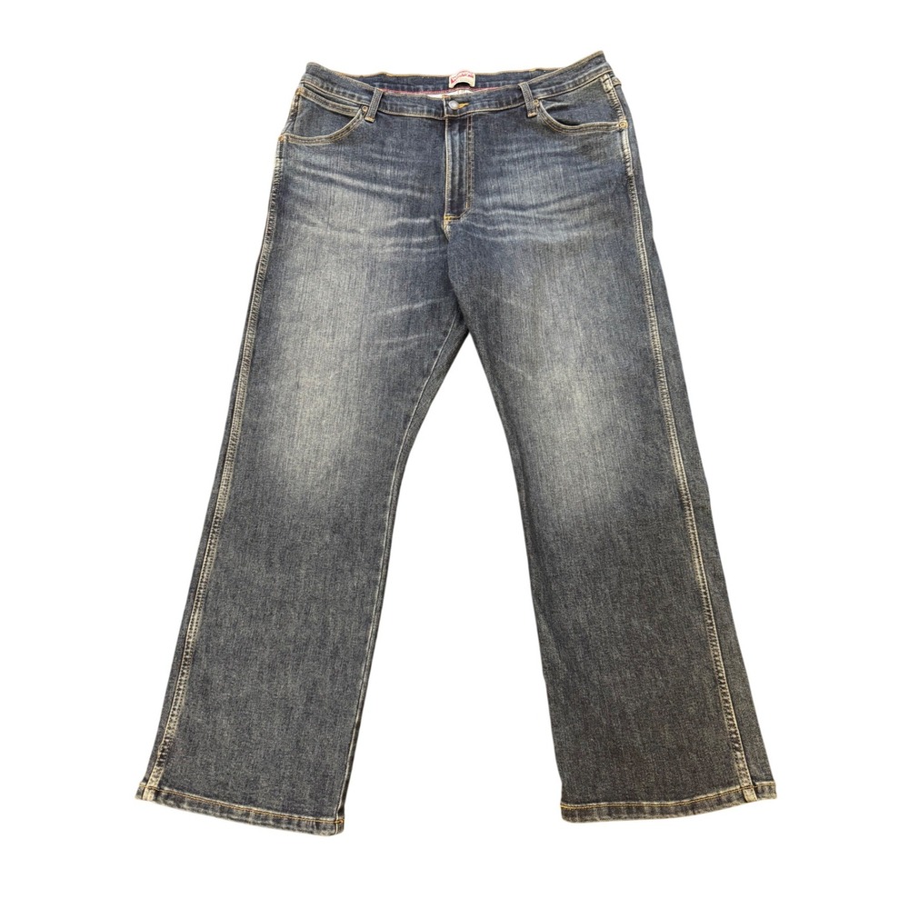 Wrangler Mens Straight‎ Leg Jeans Medium Wash 36x30